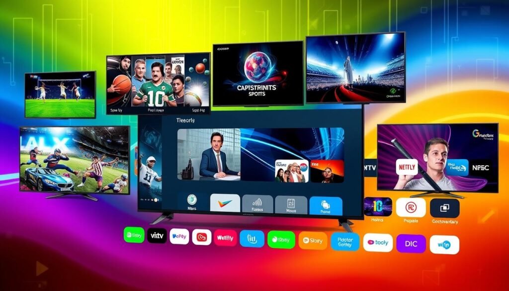 IPTV channel types and IPTV guide navigation