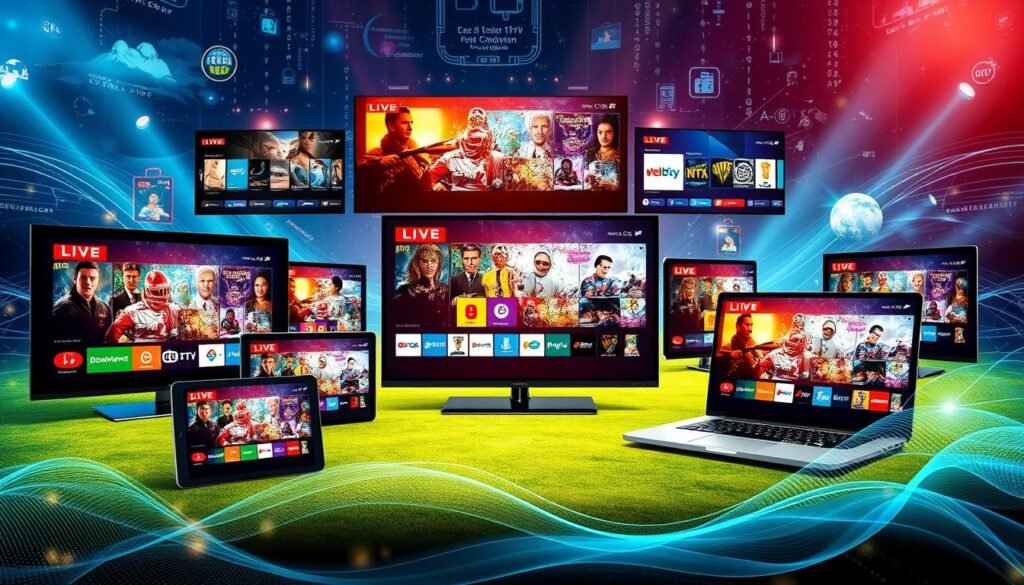 IPTV live TV channels and on-demand content options