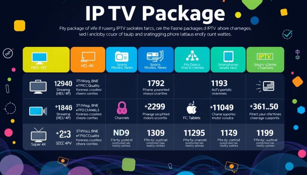 IPTV package options comparison