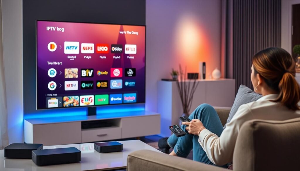 accessing IPTV channels